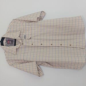 WRANGLER outdoor  XL button down Tshirt yellow